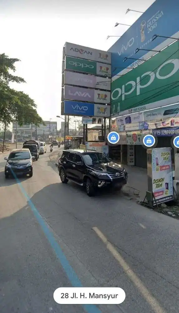 tanah 800m strategis dkt lampu merah gondrong cipondoh arah greenlake