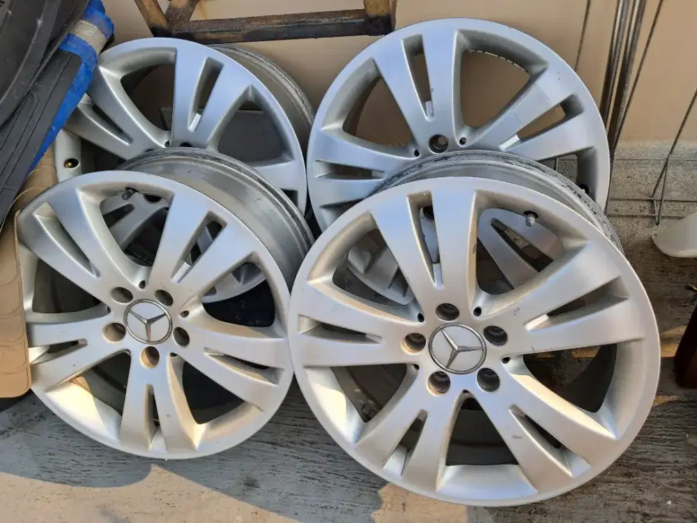 Velg R17 utk Mercy lubang 5 mulus