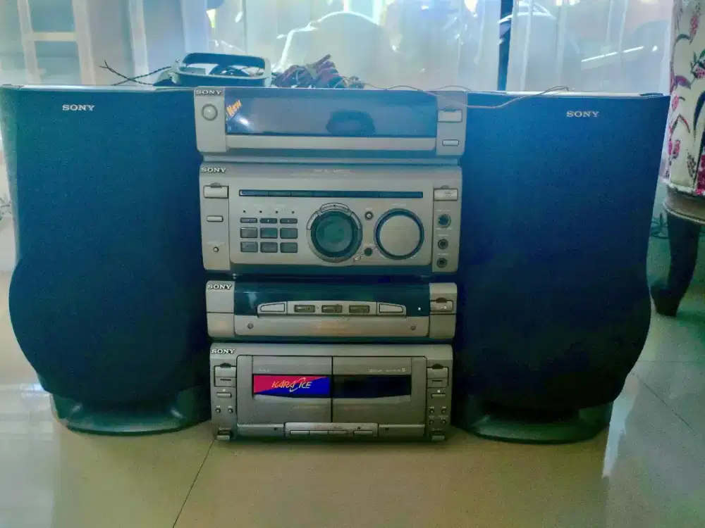 Sony Speaker Tape Player MHC W55 ORI Bekas Sby