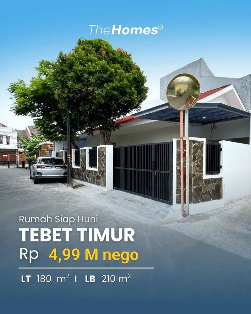 Rumah Hook Like New Siap Huni Jalan Lebar 2 Mobil