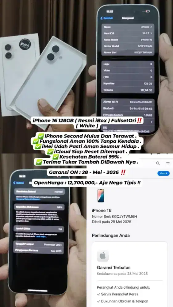 Iphone 16 128Gb IBOX