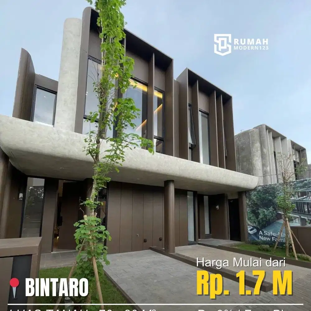 Dijual Rumah dengan konsep Private House di Seputaran Bintaro