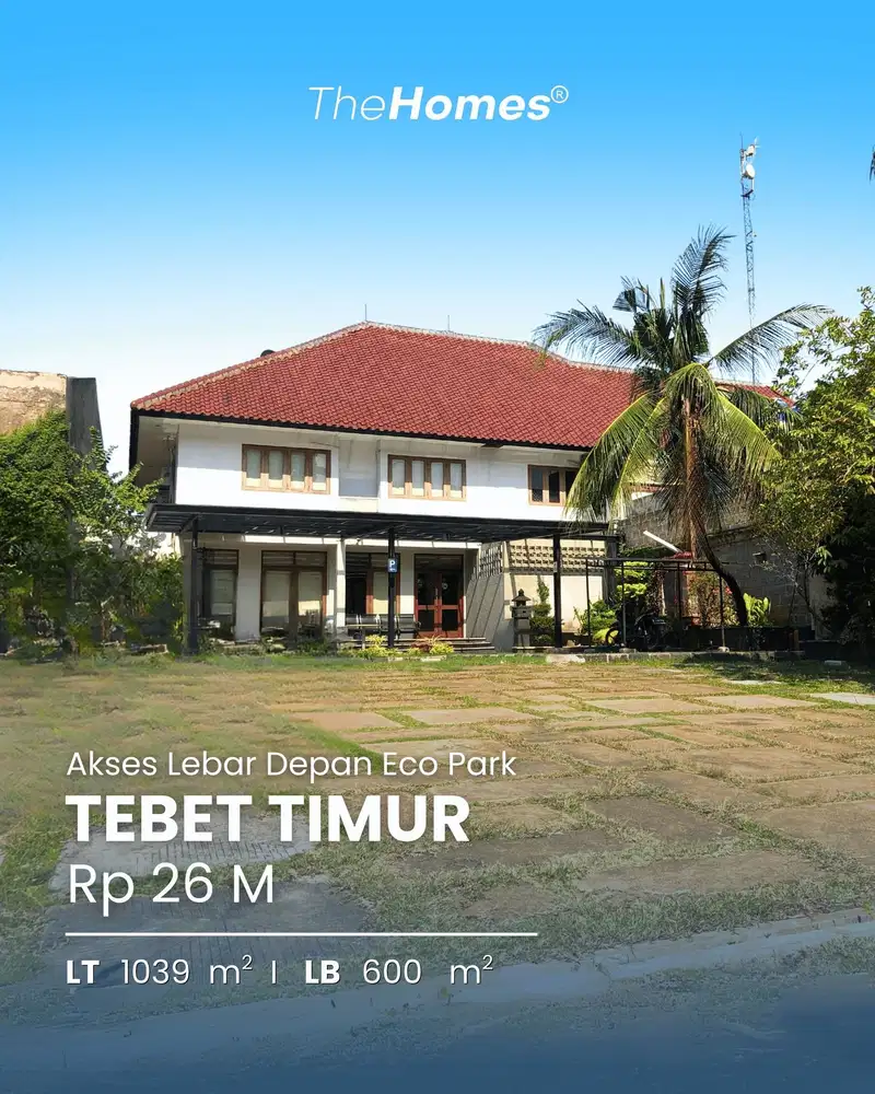 Rumah Kawasan Komersial 1039m2 view Ecopark Multi Akses