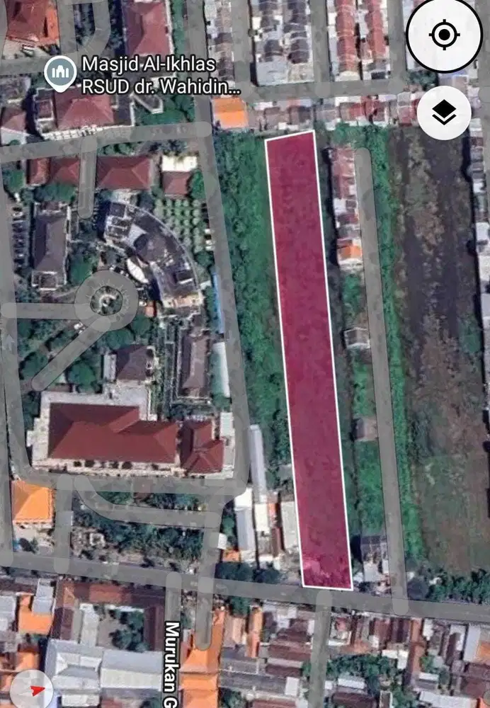 Lahan murah tengah kota mojokerto