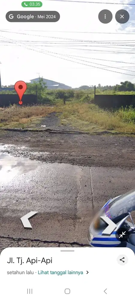 ± 4 Ha TAA Gasing Tanah Pabrik gudang Murah palembang Tanjung api