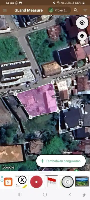 Tanah 661 Macan Kumbang Murah palembang