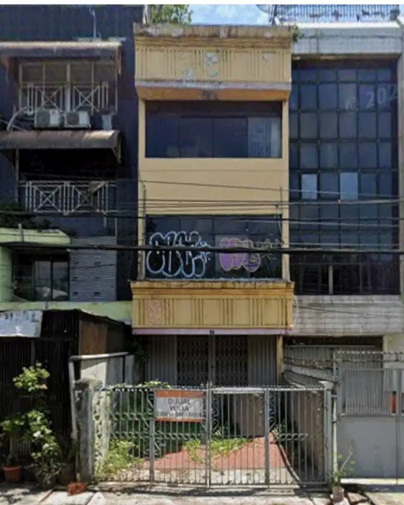 DIJUAL RUKO CIDENG BARAT RAYA, JAKARTA PUSAT, LT.118 m2, 3 LANTAI