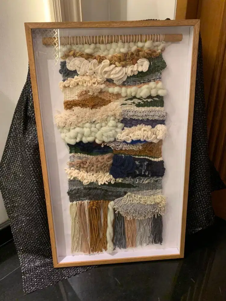 Hiasan Dinding Tenun dari Kalimantan Timur