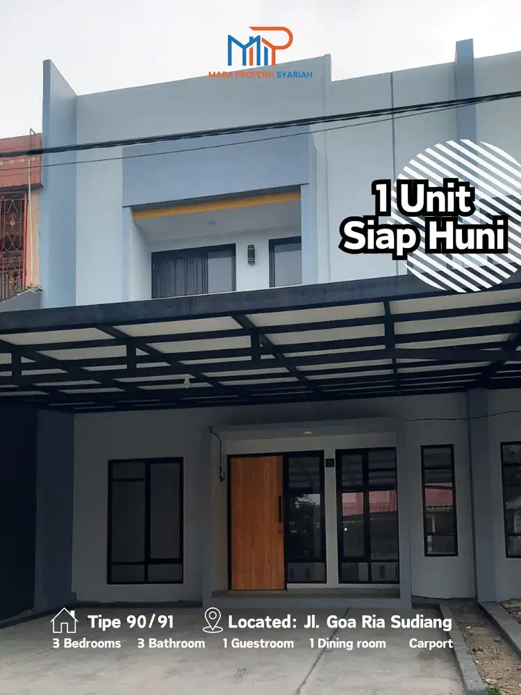 Rumah 2 lt Kompleks Pertamina Sudiang dekat Bandara Sultan Hasanuddin