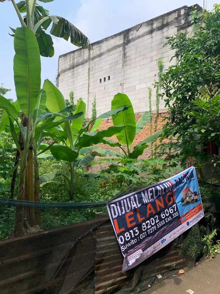 Di jual melalui lelang tanah di wilayah Cilangkap Jakarta Timur
