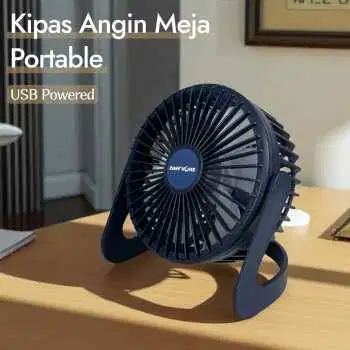 Kipas Angin Meja Portable Desk Fan USB 5 Inch 2.5W