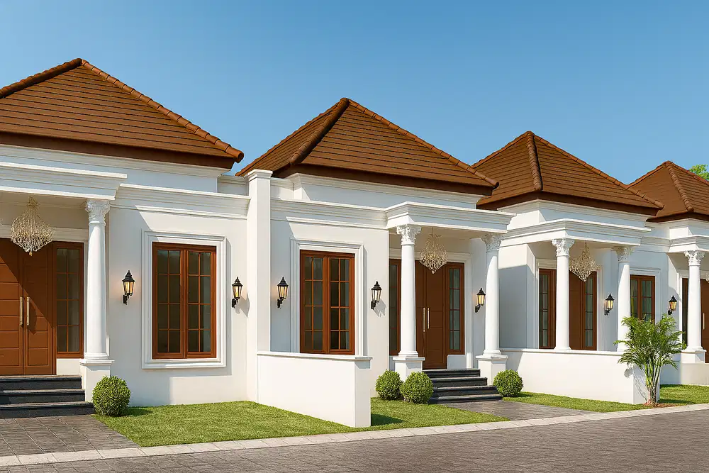 Blok O; Rumah 1 Lantai Model Klasik; SIap Bangun