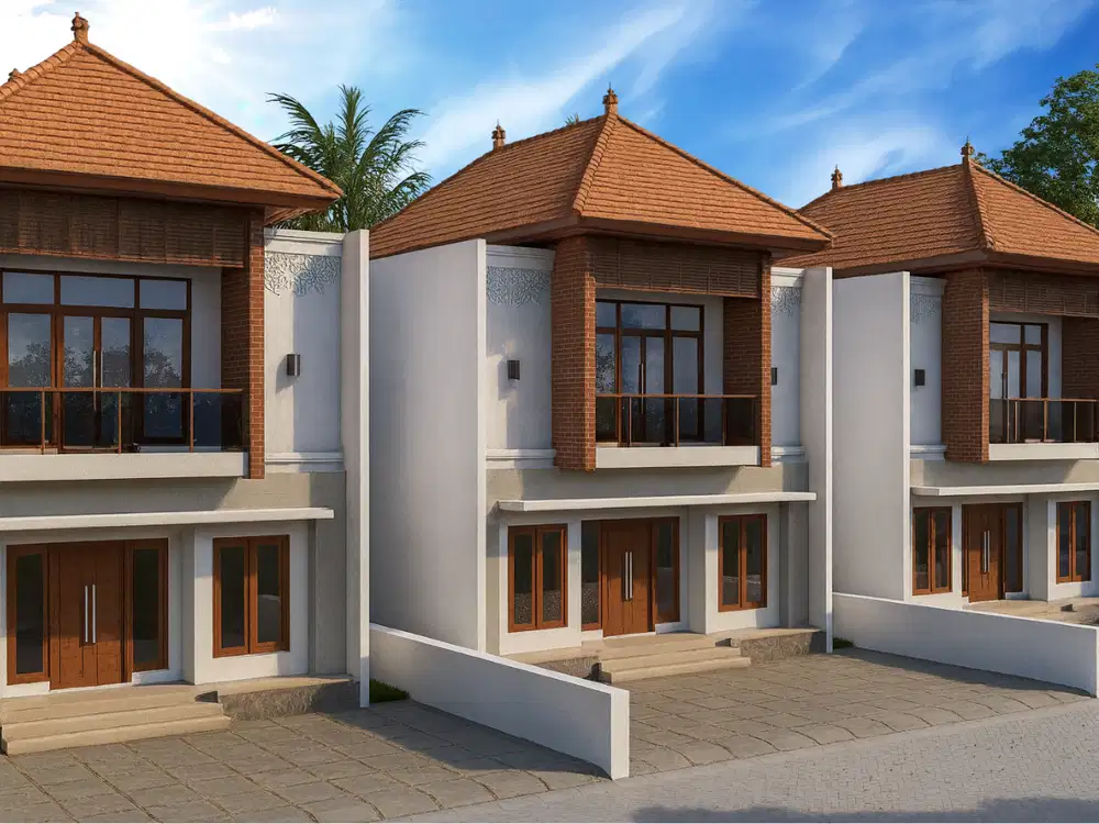 Nogotirto; Rumah 2 Lantai + Kolam renang; Siap Bangun