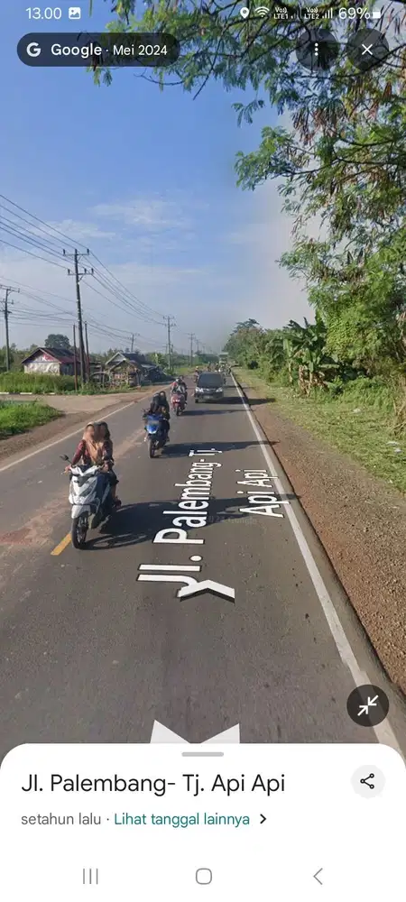 Tanah 14 Ha TAA Bandara Pabrik gudang Murah Tanjung api palembang