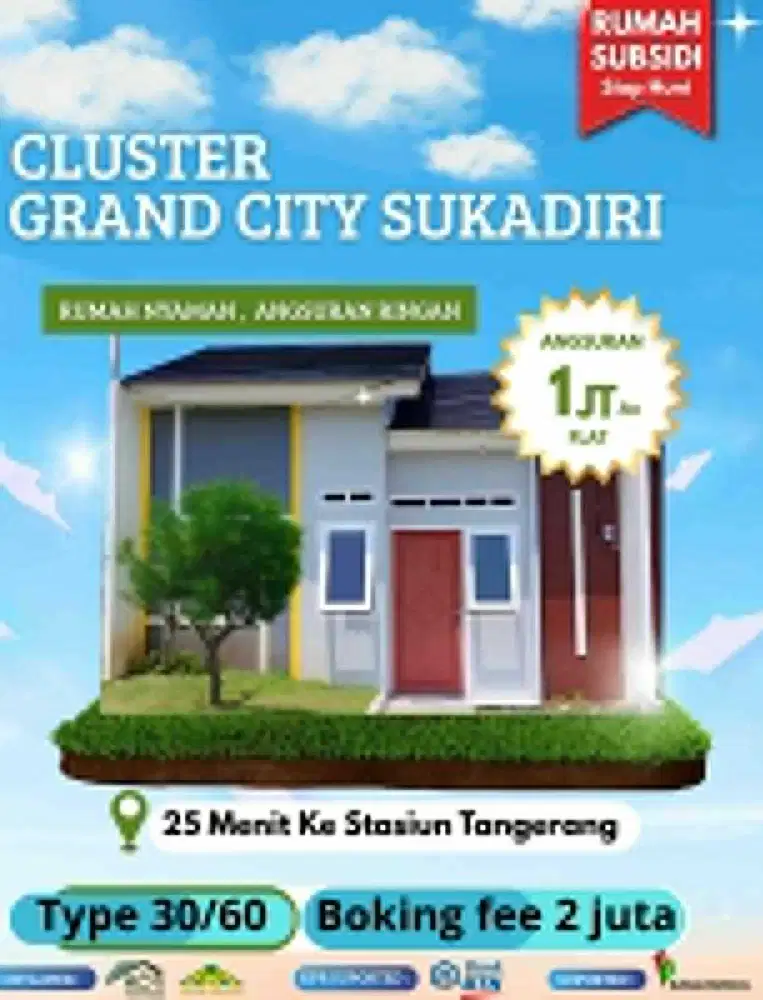 rumah subsidi dekat RSUD pakuhaji siap huni