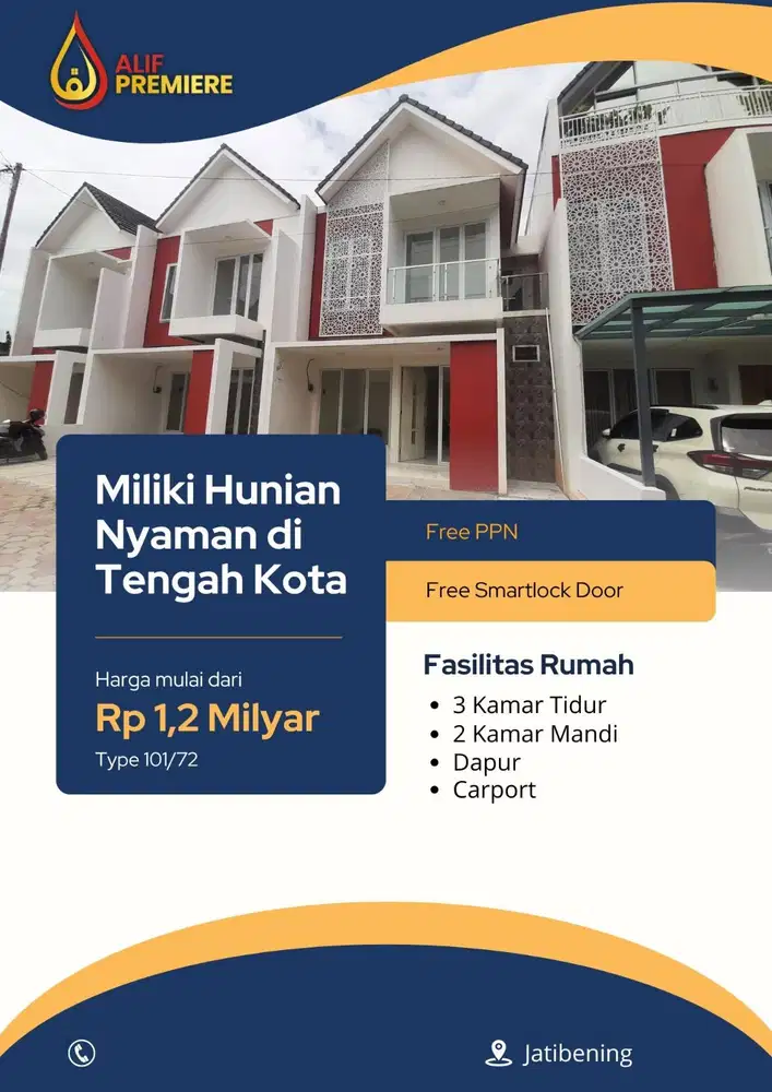 Ready rumah 2lt di cluster Jatibening kota Bekasi