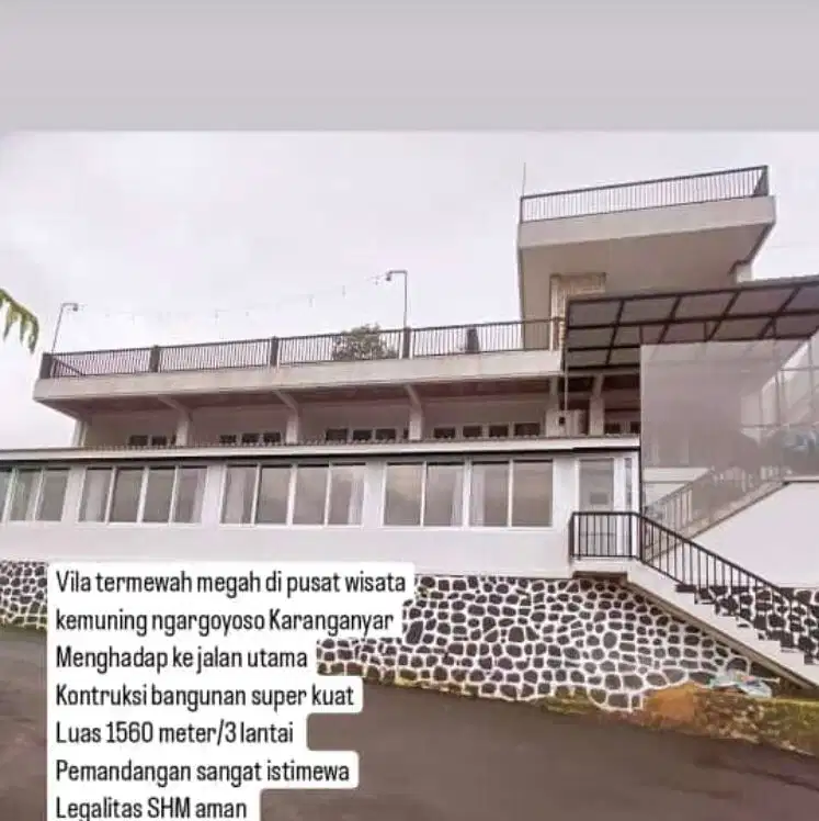 Di Jual Villa TerMewah diWisata Kemuning Ngargoyoso Karanganyar