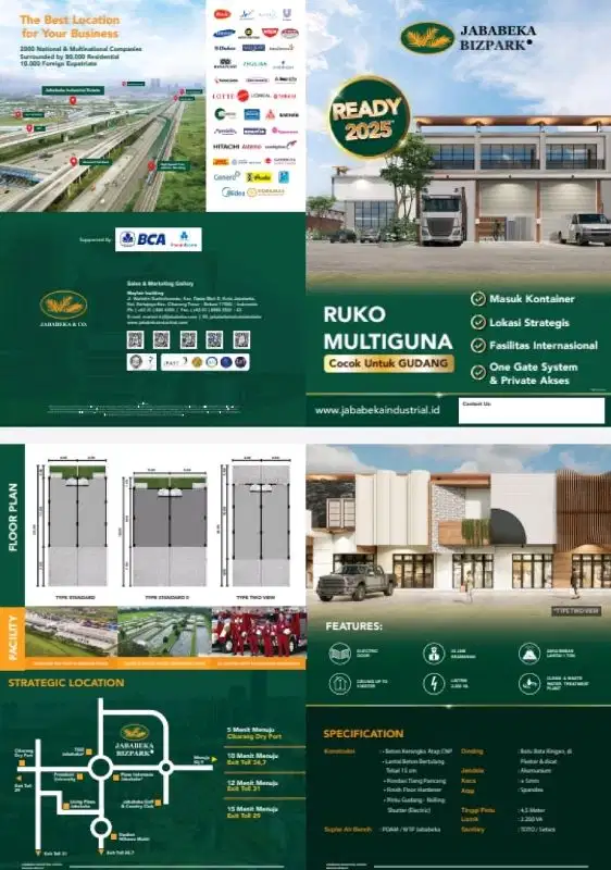 ruko dijual jababeka bekasi cikarang