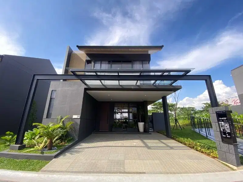 jual rumah murah mewah 2lantai premium park serpong blackstar