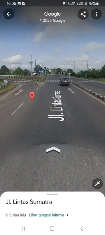 Tanah ± 4 Ha Pabrik Tol Indralaya palembang murah gudang pool