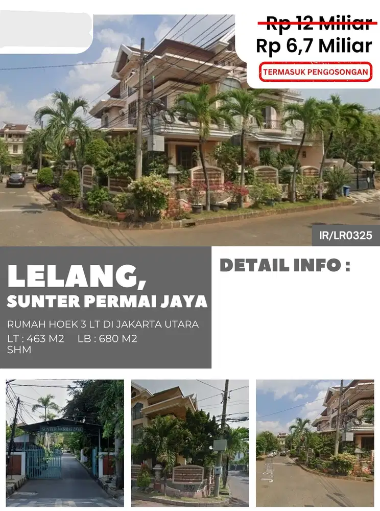Dapatkan Investasi Rumah Menarik di Sunter Permai Jaya, Jakarta Utara
