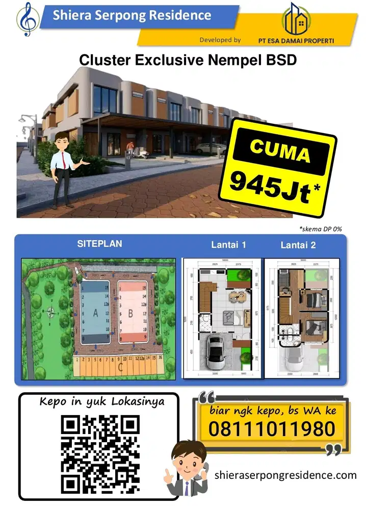 shiera serpong residence perumahan exclusif nempel bsd city tangerang