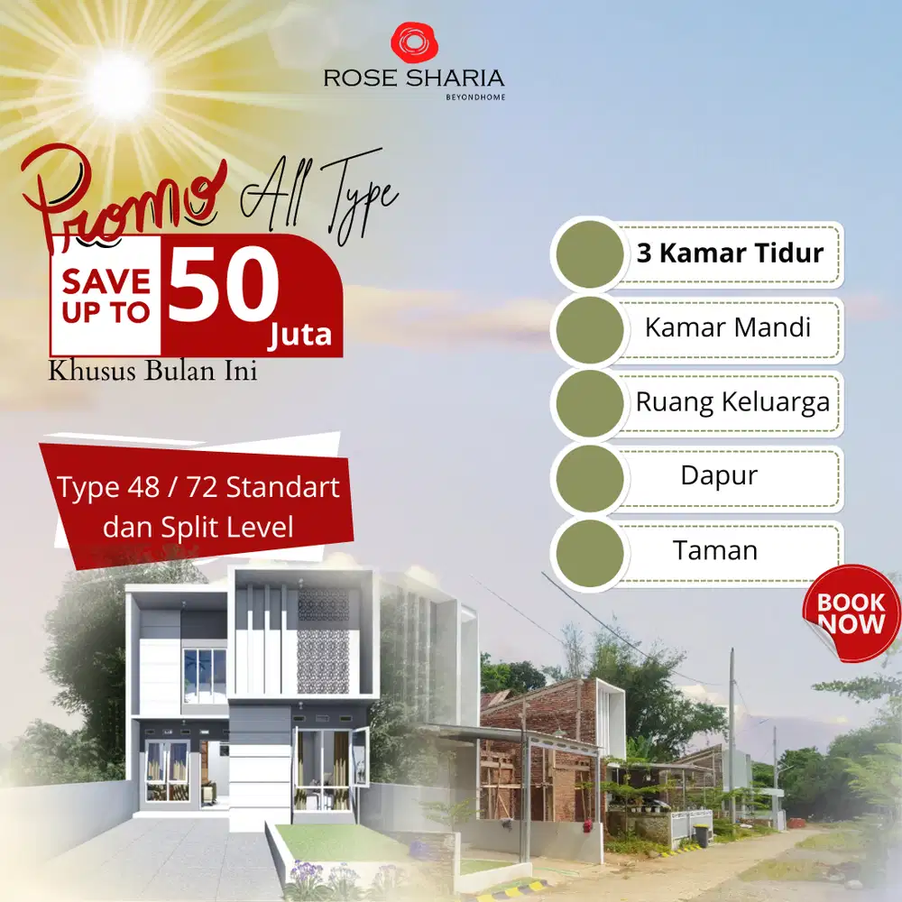 Hunian Syariah di Purwokerto Promo 50 Juta