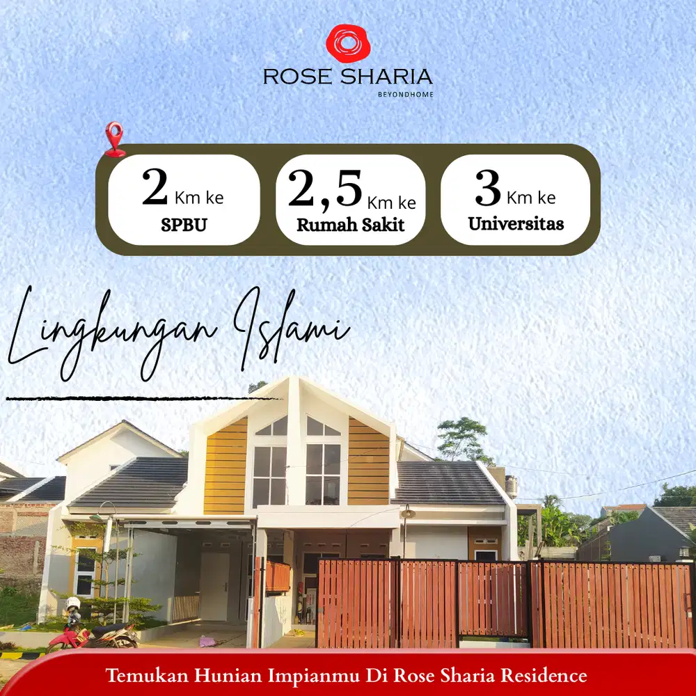 Rumah Scandinavian Skema Syariah di Purwokerto