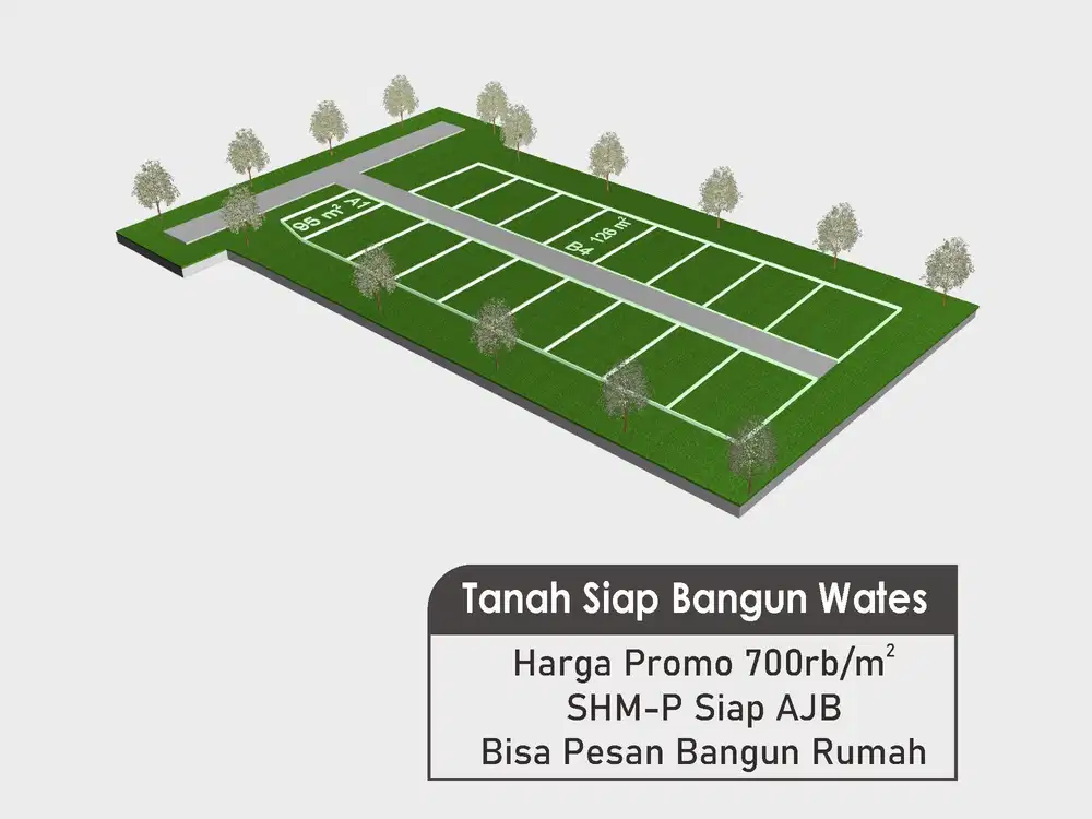 KAVLING BARU, Gotakan Panjatan, Tanah Murah Dijual