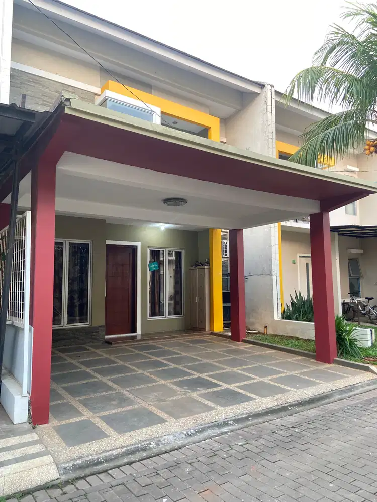 DIJUAL RUMAH DI SERPONG GARDEN CLUSTER GREEN STUDENTIA 3 LT FULLY  FUR