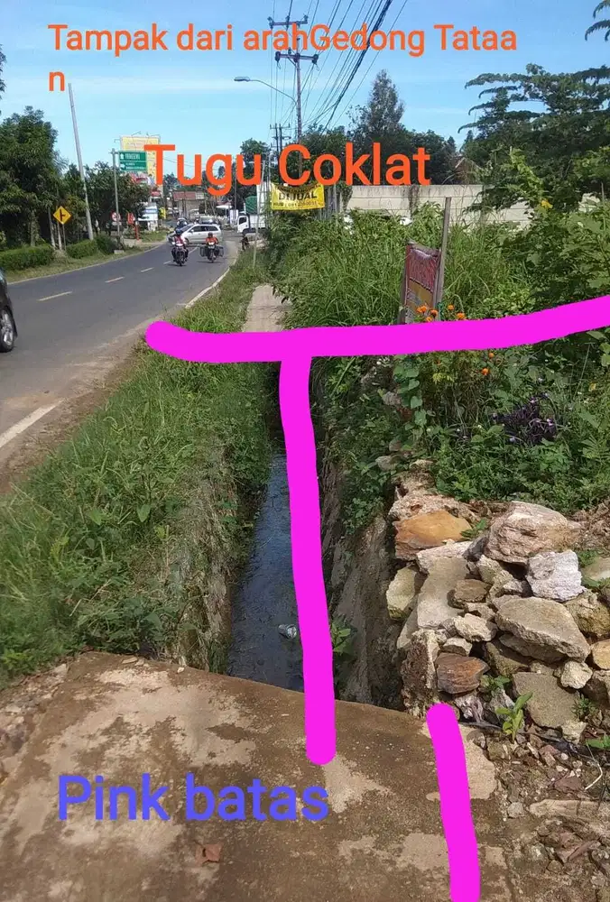 Tanah & Rumah SAMSAT PESAWARAN tugu coklat