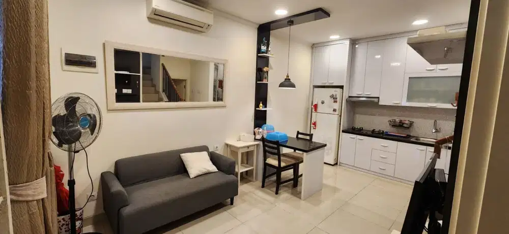 Disewakan Rumah Cluster Tesla Gading Serpong Furnish Rapi Siap Huni