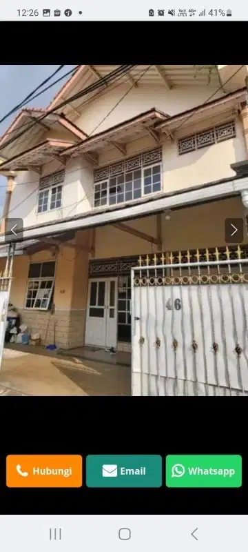 Dijual cepat murah BU, Rumah SHM 2 lantai, Cengkareng Barat Kali Deres