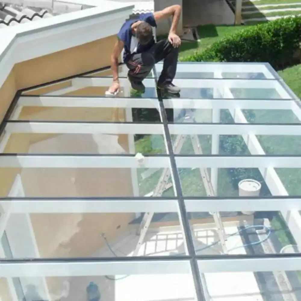 Canopy kaca tempered