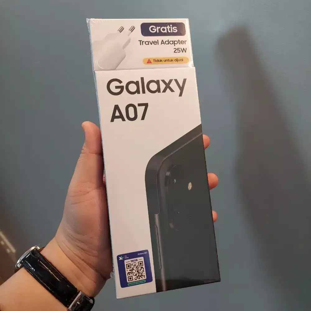 SAMSUNG GALAXY A07 BLACK 8/256GB GARANSI RESMI