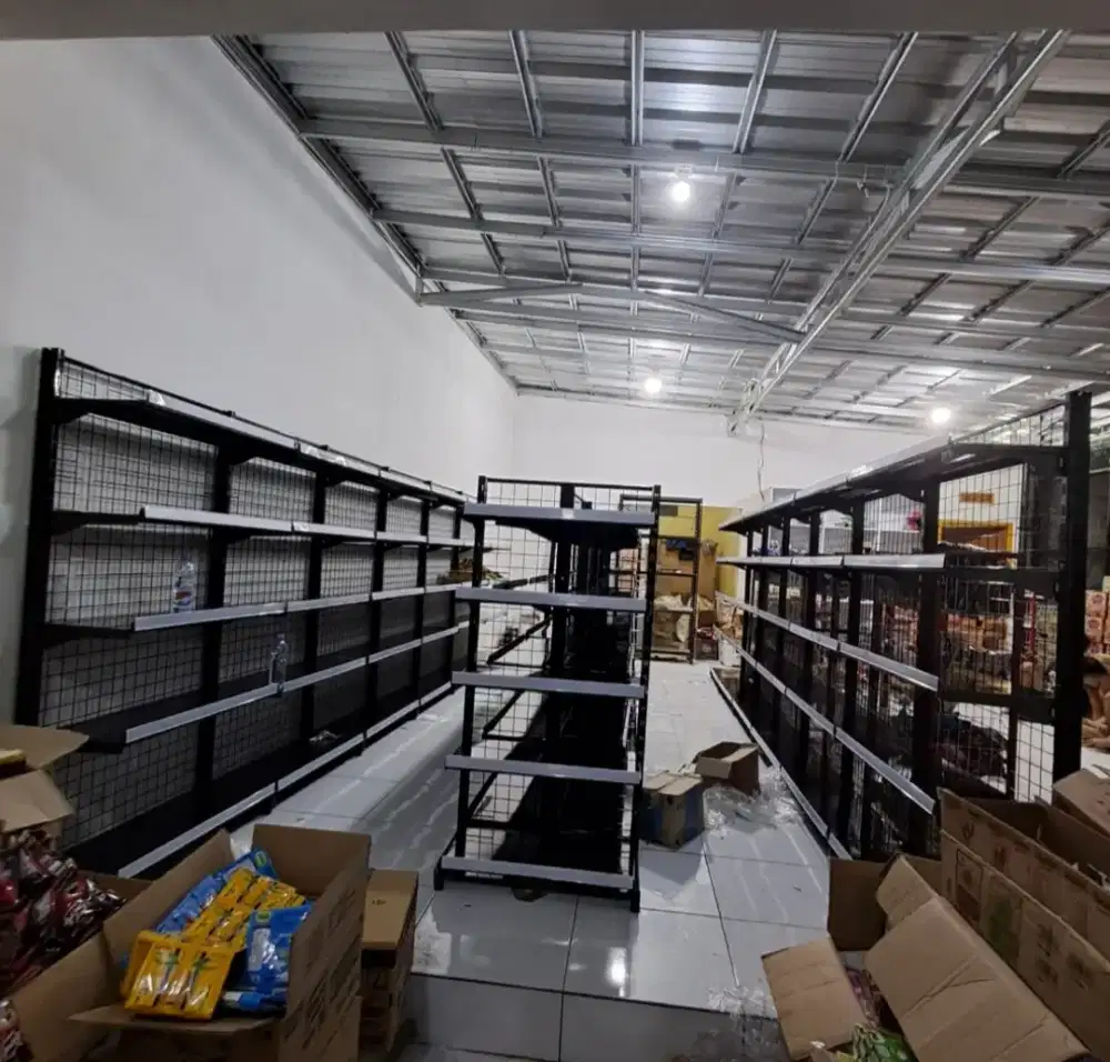 Rak Minimarket Bikin Toko Lebih Modern & Rapi