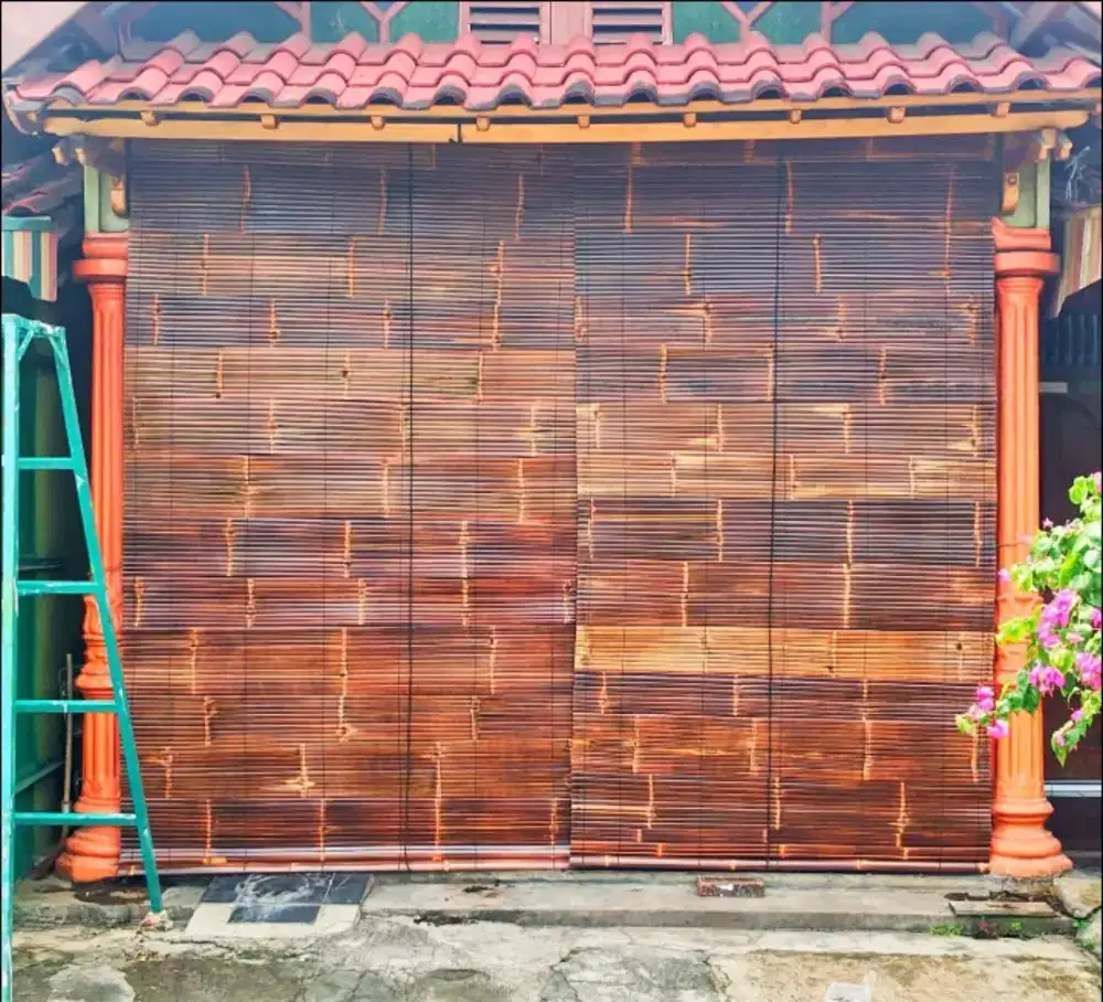 tirai bambu wulung hitam