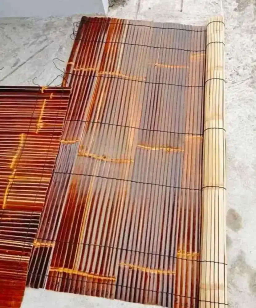 tirai bambu kerei bambu wulung