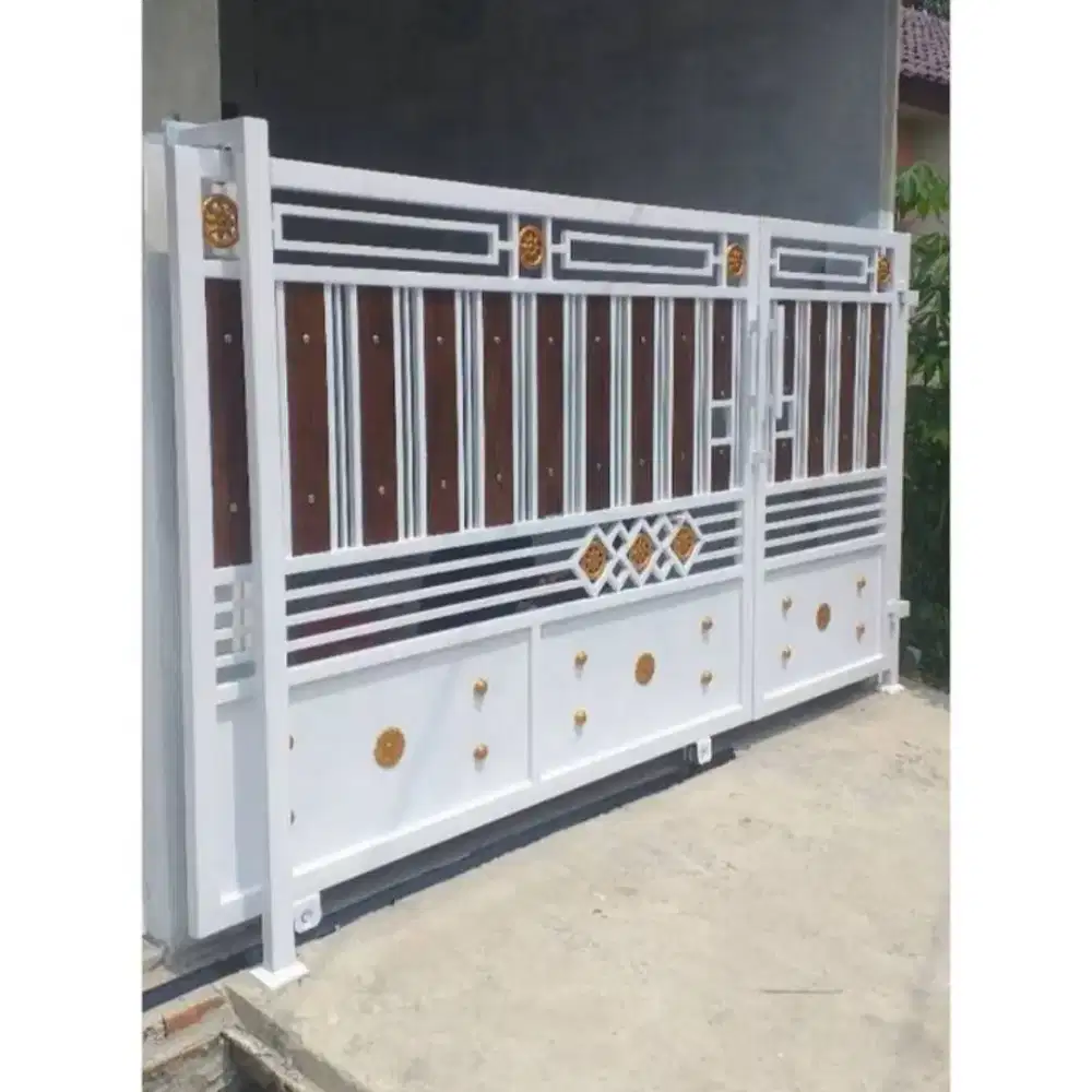 Bengkel las Lampung tralis kanopi pintu pagar gerbang tangga