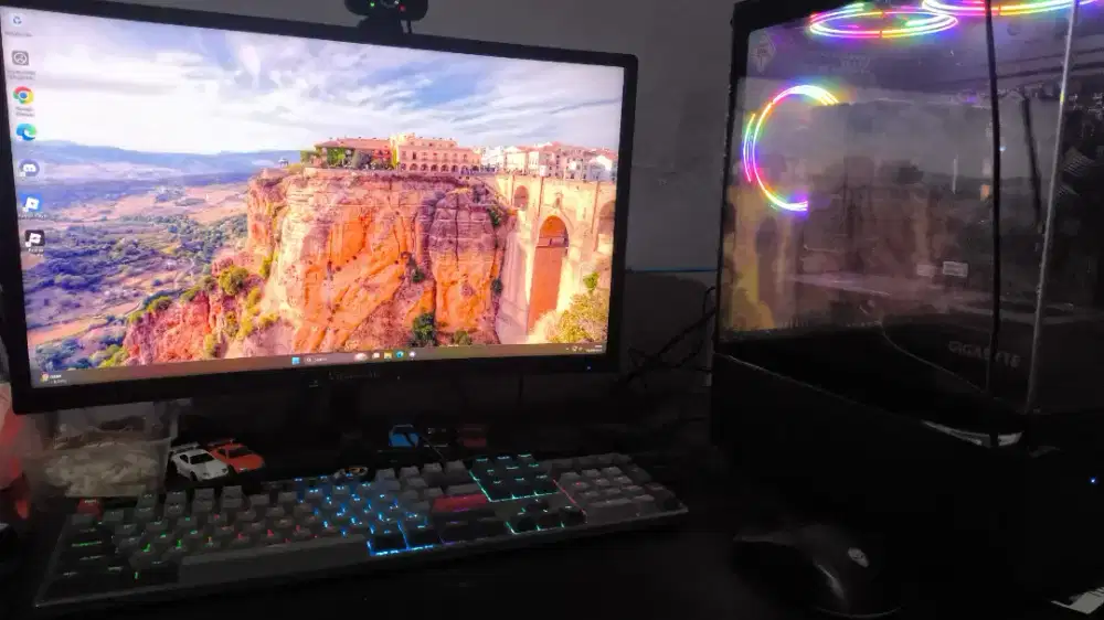 PC Gaming Livestream Ryzen 5 5600 RX6600 Ssd1tb ram16 psu750wat