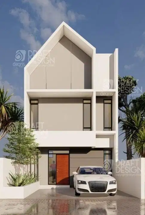 Rumah RF Townhouse Pondok Petir, Baru Murah, Dekat Pamulang Tangsel di Bojongsari Depok, Jual Dijual