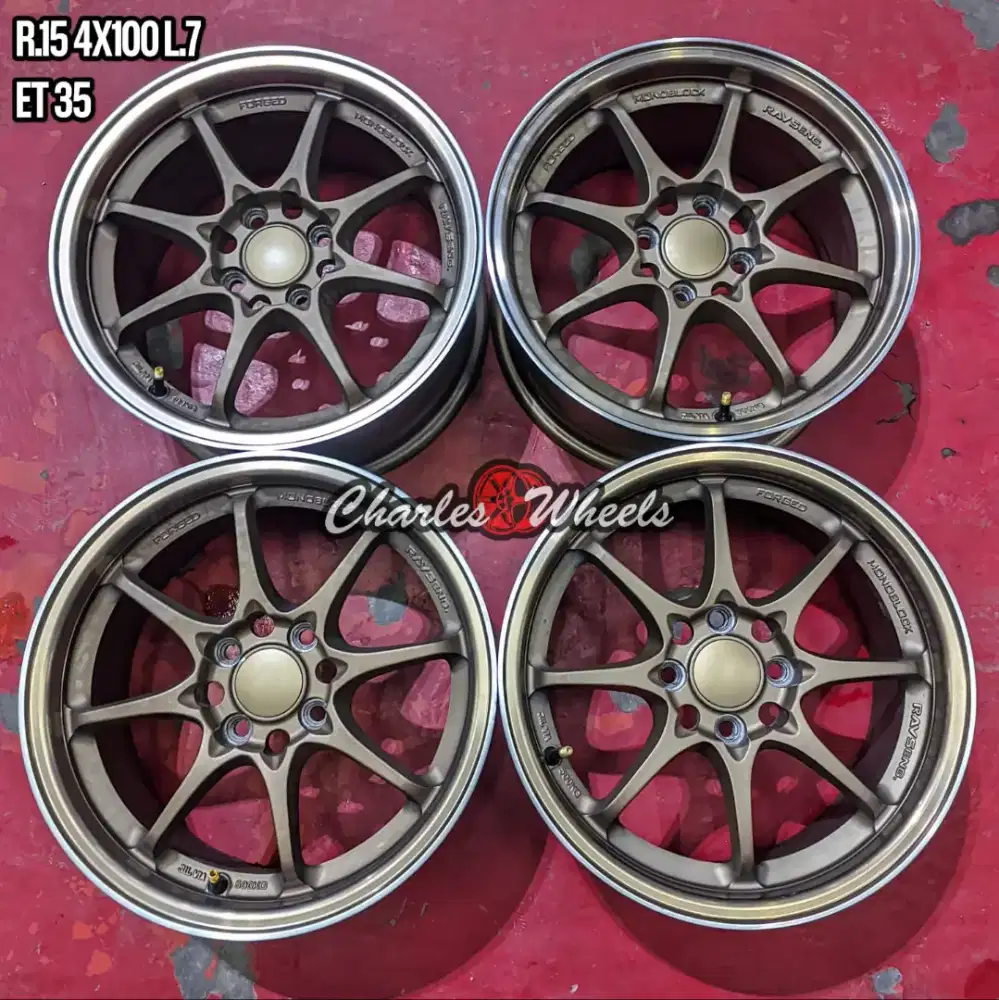 Jual velg ce28 r15 4x100 4x114,3 avanza xenia livina jazz dll