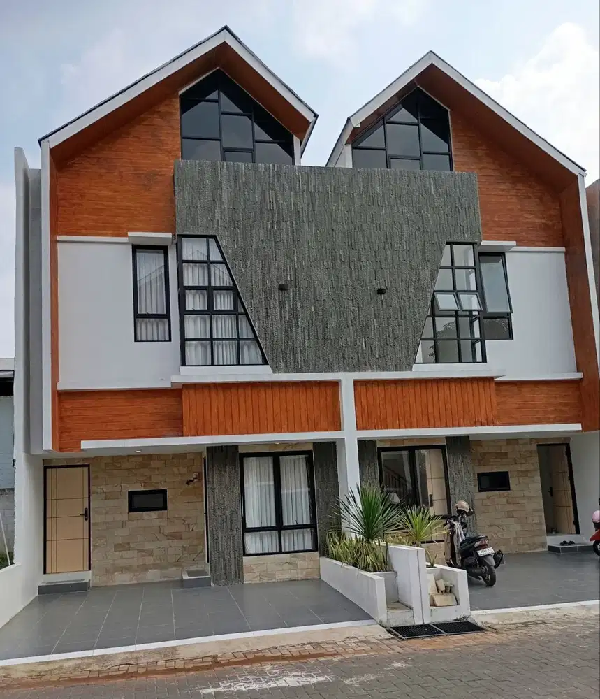 Rumah Scandinavian Strategis SHM KPR 5 jutaan All in dan Banyak Bonus