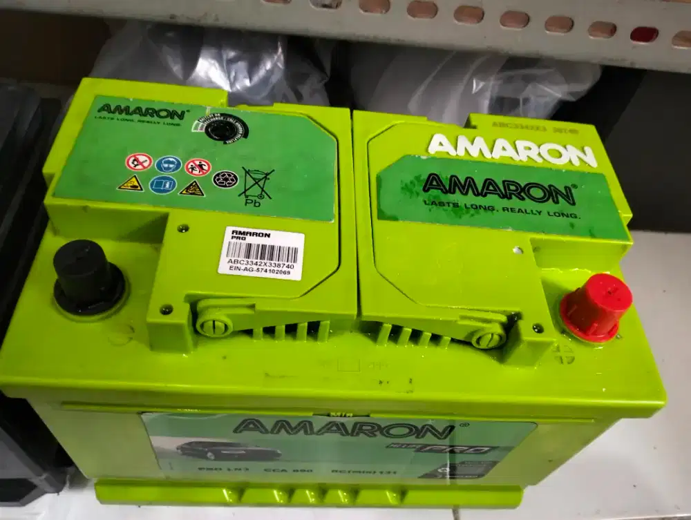 AKI AMARON DIN 84AH MERCY BMW FORTUNER INNOVA REBORN CHEVROLET COPOTAN