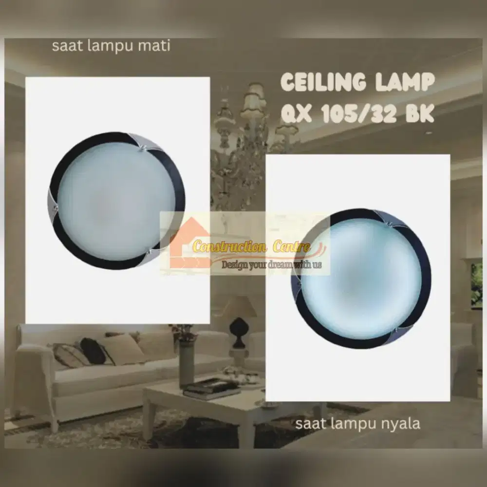 lampu plafon bulat