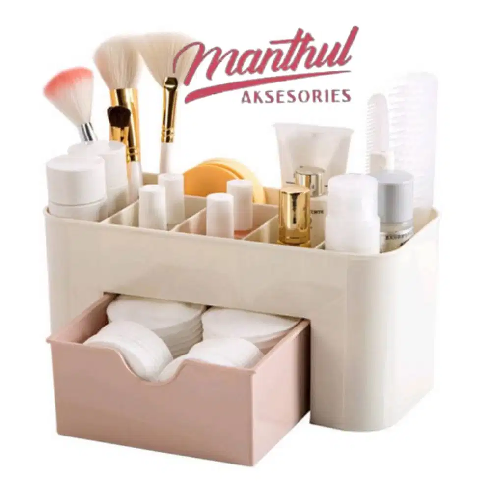 RAK KOTAK LACI Tempat Menyimpan KOSMETIK MAKE UP ORGANIZER Desktop