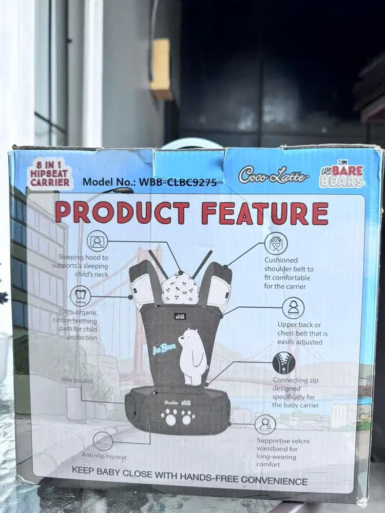 Cocolatte 8in1 Hipseat Carrier