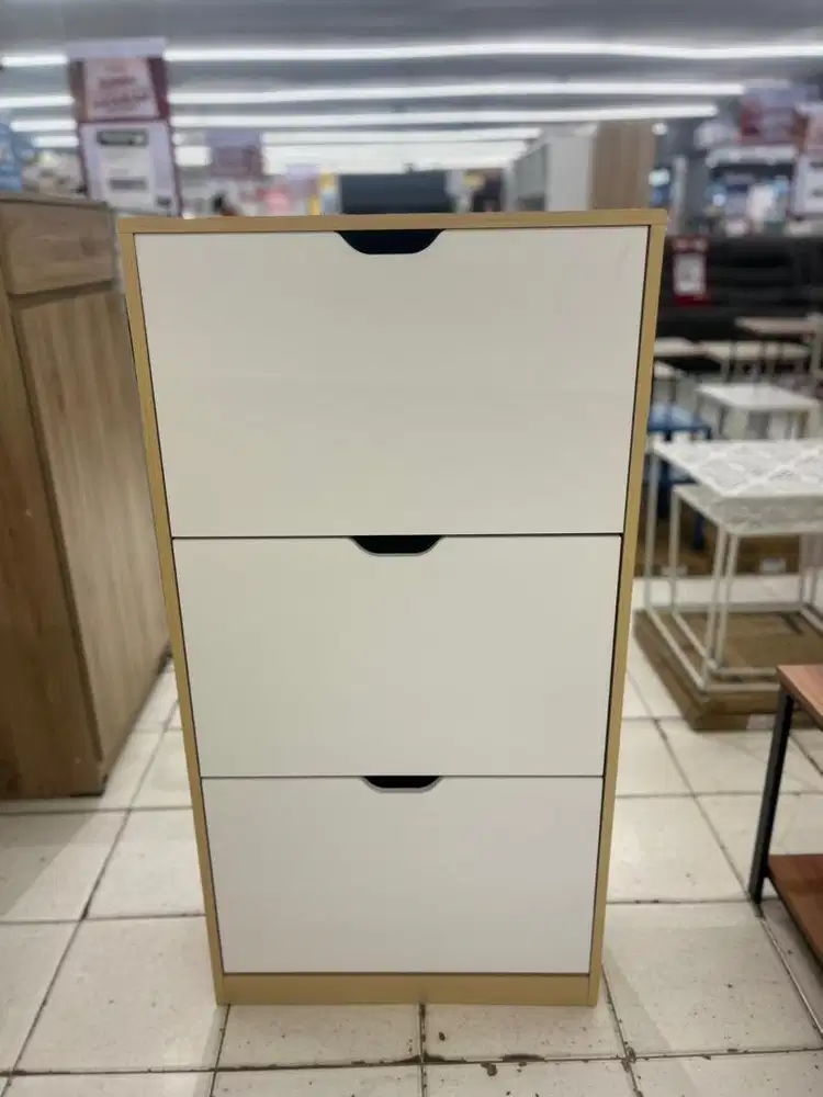 PROMO BANTING HARGA KIANA SHOE BENCH KABINET RAK SEPATU NEW KONSEP