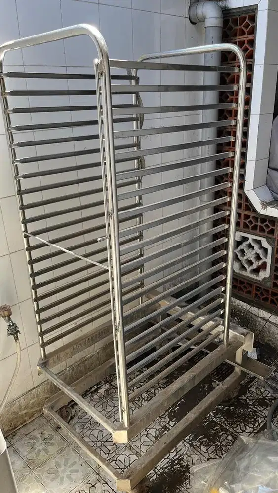 Rak Susun Full Stainless Roda