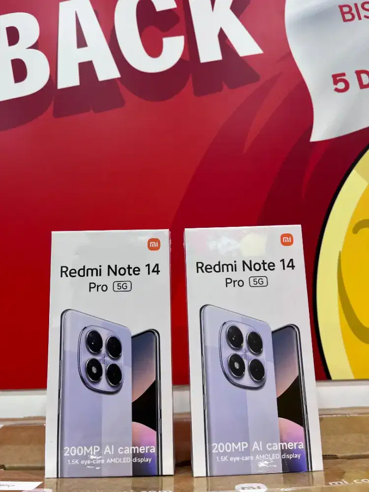 Redmi Note 14 Pro5g Promo Cashback